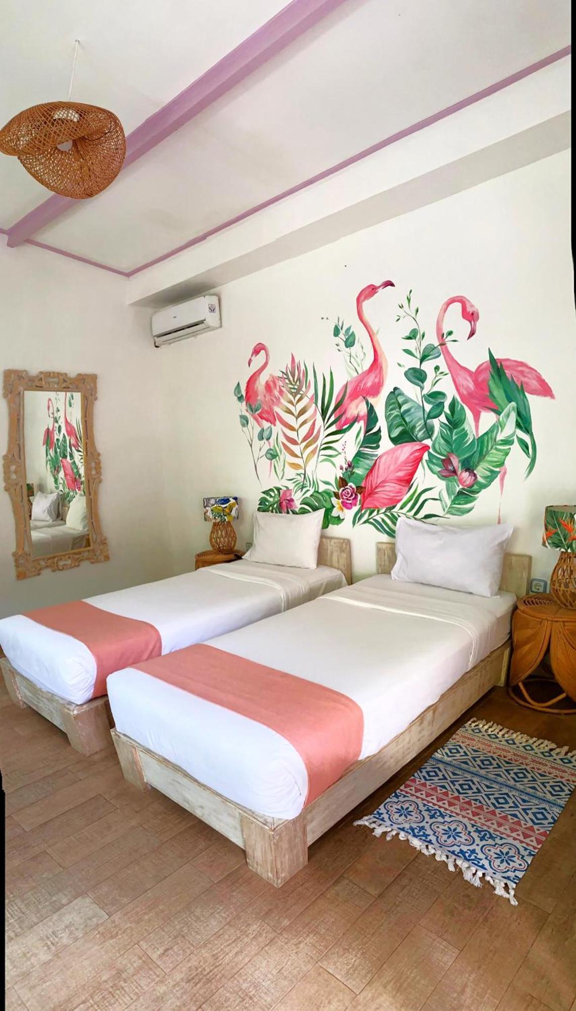 Hotel Flamingo à Gili Trawangan Extérieur photo