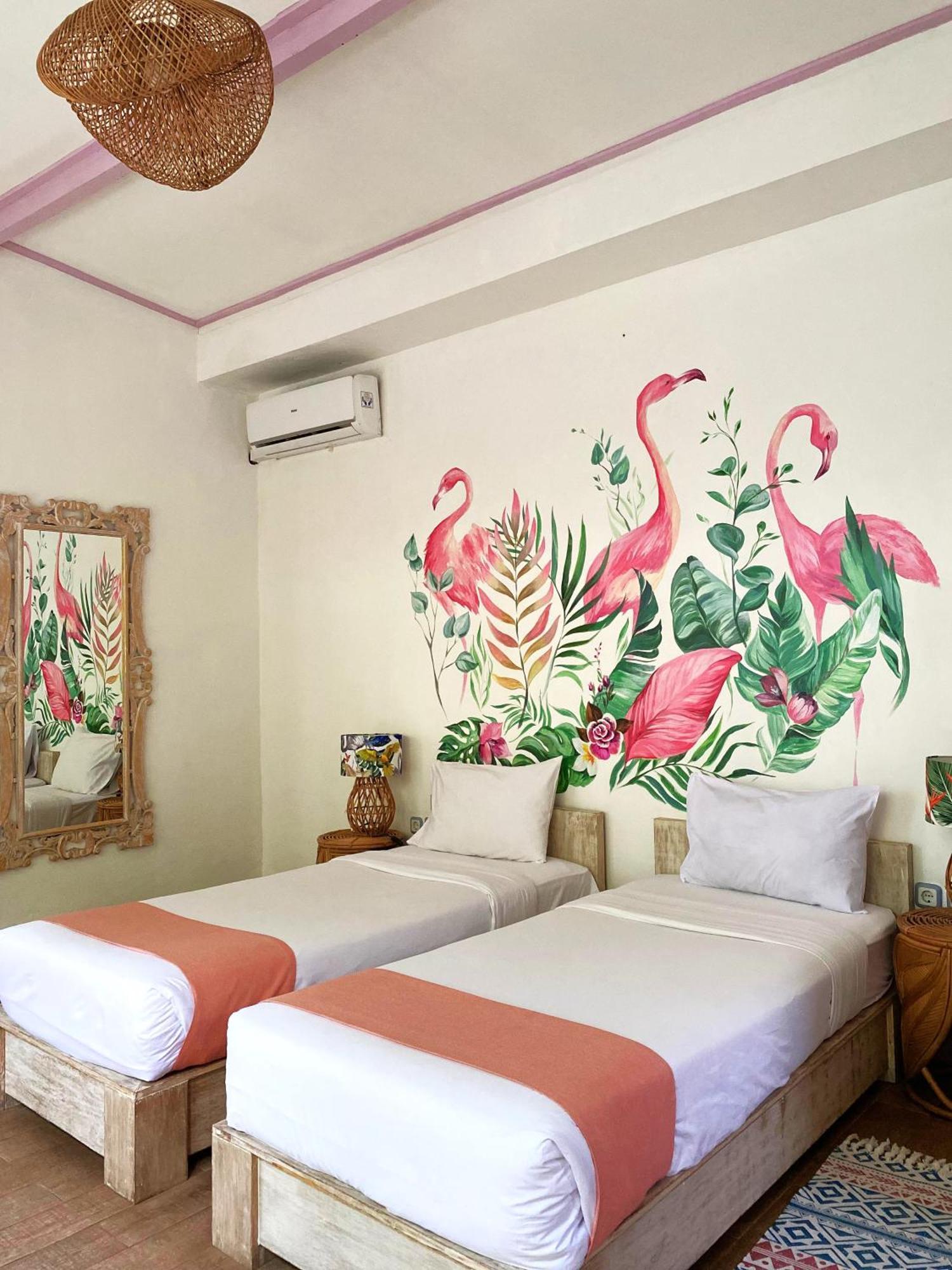 Hotel Flamingo à Gili Trawangan Extérieur photo